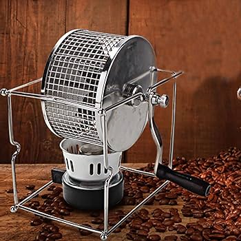 Amazon.co.jp : コーヒー焙煎機 ステンレス鋼の家庭用手の割れ目